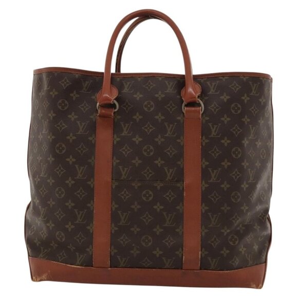 LOUIS VUITTON Monogram Sac Weekend GM Tote Bag M42420 LV Auth 117783 - Picture 3 of 16
